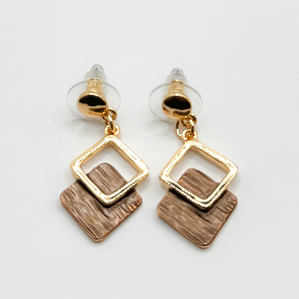 Audrey Set Necklace & Earrings – Geometric Boho Jewelry Inspired by Paris - Image 7