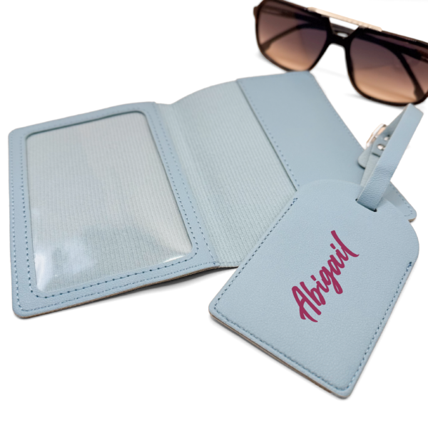 Personalized Passport Set – Custom Passport Cover & Luggage Tag - Image 18