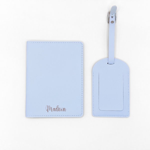 Personalized Passport Set – Custom Passport Cover & Luggage Tag - Image 13