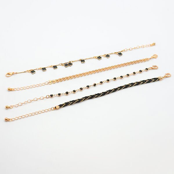 Sophie Bracelet Set – 4-Piece Layered Chain - Image 9