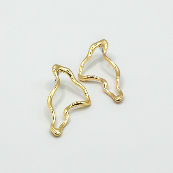 Yvette Retro Geometric Earrings – Minimalist Jewelry - Image 11