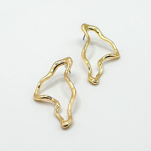 Yvette Retro Geometric Earrings – Minimalist Jewelry - Image 8