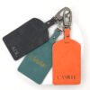 Personalized Car Key Bag – Custom Faux Leather Fob Holder for Him & Her