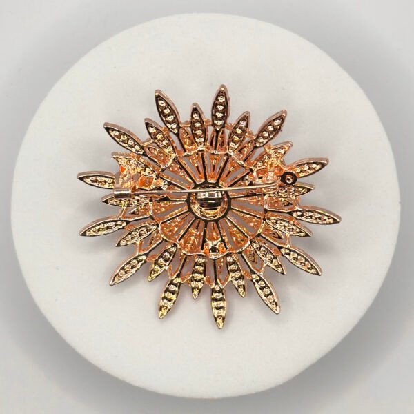 Flower Brooch – Elegant Pearl & Rhinestones Pin for Weddings, Gifts, and Special Occasions - Image 4